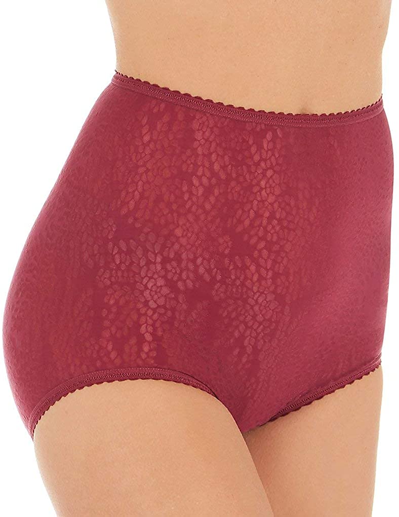 Women's Bali A332 Cool Cotton Skimp Skamp Brief Panty - 3 Pack  (Nude/Blue/Neutral Bulb 9) 