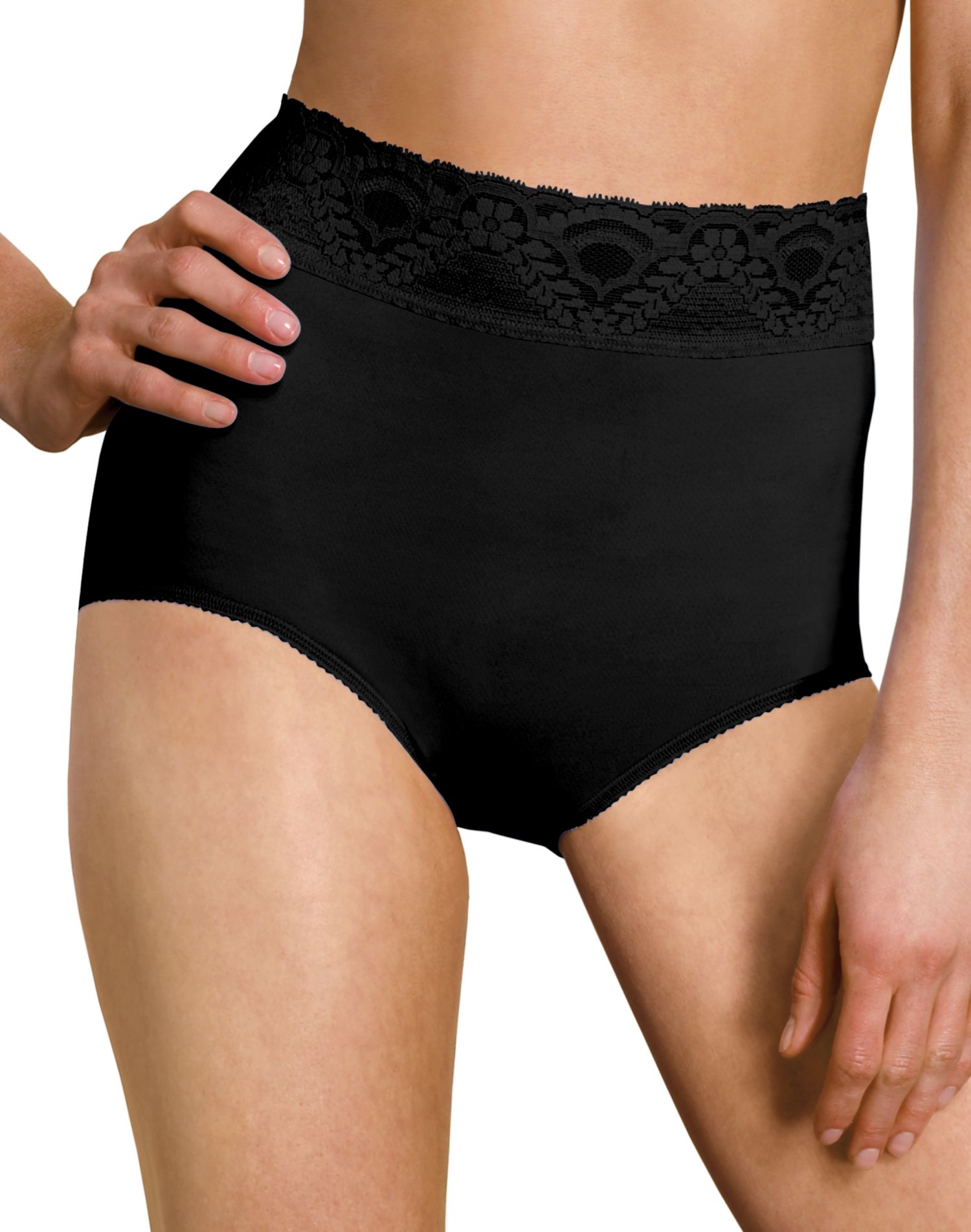 Bali Womens Lacy Skamp Brief Panty - Best-Seller! - Apparel Direct