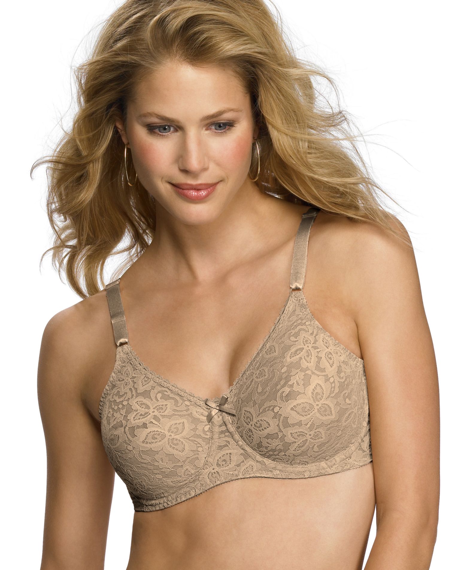 Bali Womens Lace 'N Smooth Seamless Underwire Bra - Best-Seller