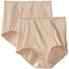 Bali Womens Lace Panel Shaping Brief 2-Pack