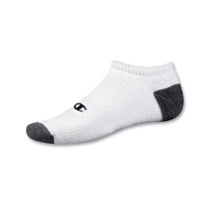 Champion Mens Double Dry Performance No-Show Socks, 6-pairs