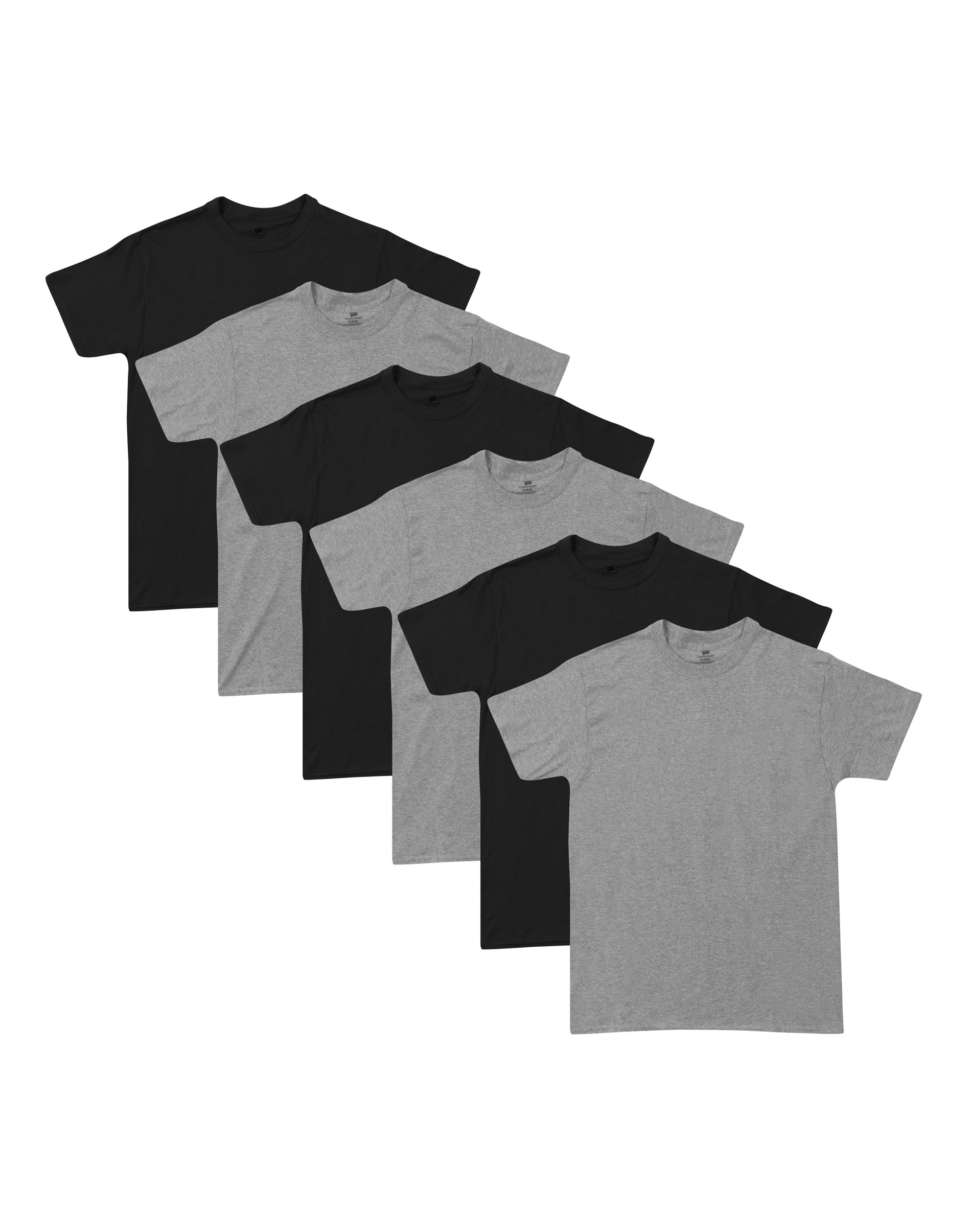 Hanes Mens ComfortSoft® TAGLESS® Crewneck T-Shirt 6-Pack - Apparel ...