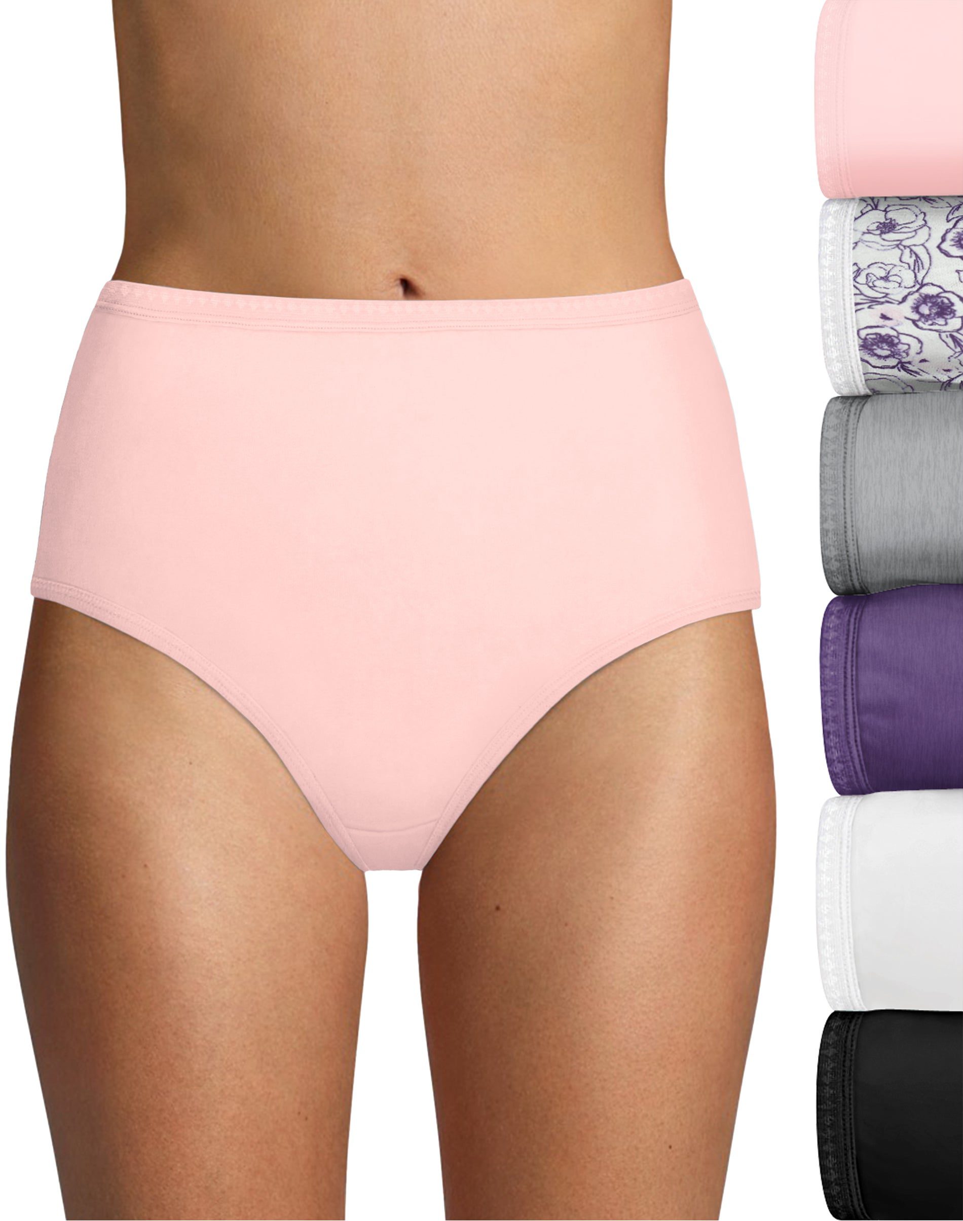 Home WOMEN Underwear Briefs Hanes Breathable Mesh Women's Brief Underwear,  10-Pack