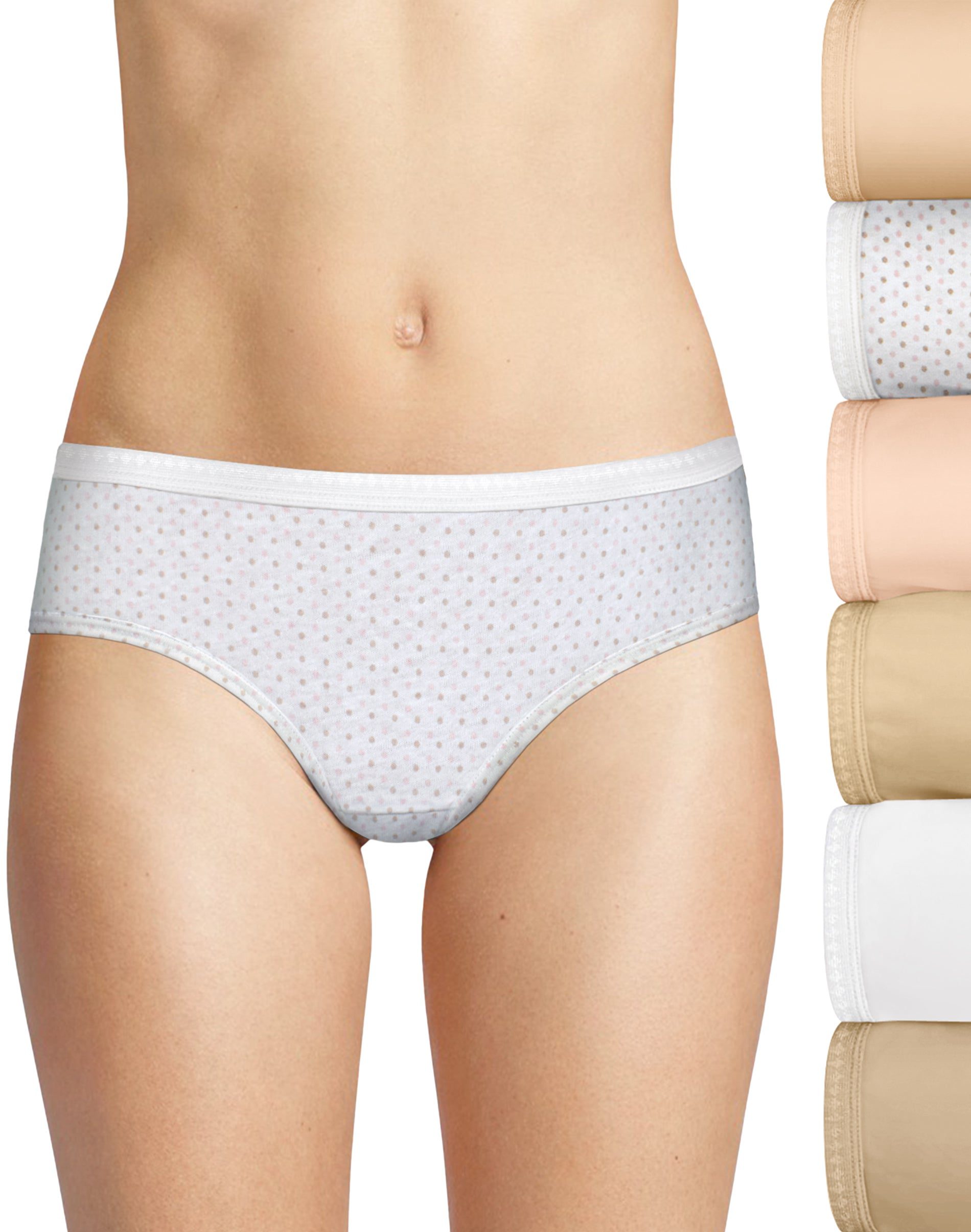 CS42EG - Hanes Women's Breathable Cotton Stretch Bikini 10-Pack