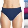 Hanes Womens Ultimate Breathable Cotton Hi-Cut 6-Pack