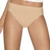 Hanes Womens Ultimate Comfort Cotton Hi-Cut Panties 5-Pack