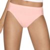 Hanes Womens Ultimate Comfort Cotton Hi-Cut Panties 5-Pack