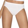 Hanes Womens Ultimate Comfort Cotton Hi-Cut Panties 5-Pack