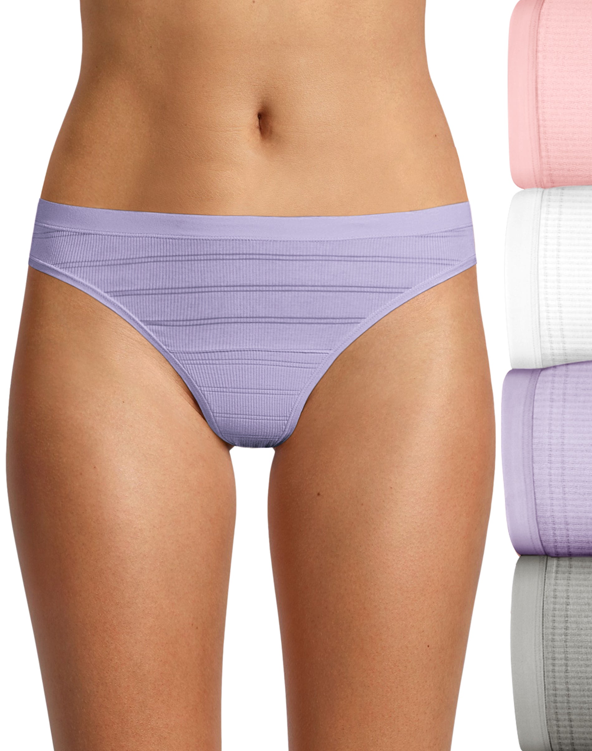 Hanes Womens Ultimate® Breathable Comfort Flex Fit® Thong 4-Pack - Apparel  Direct Distributor