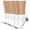 Hanes Womens Breathable Lightweight Super No Show Socks 6-Pack