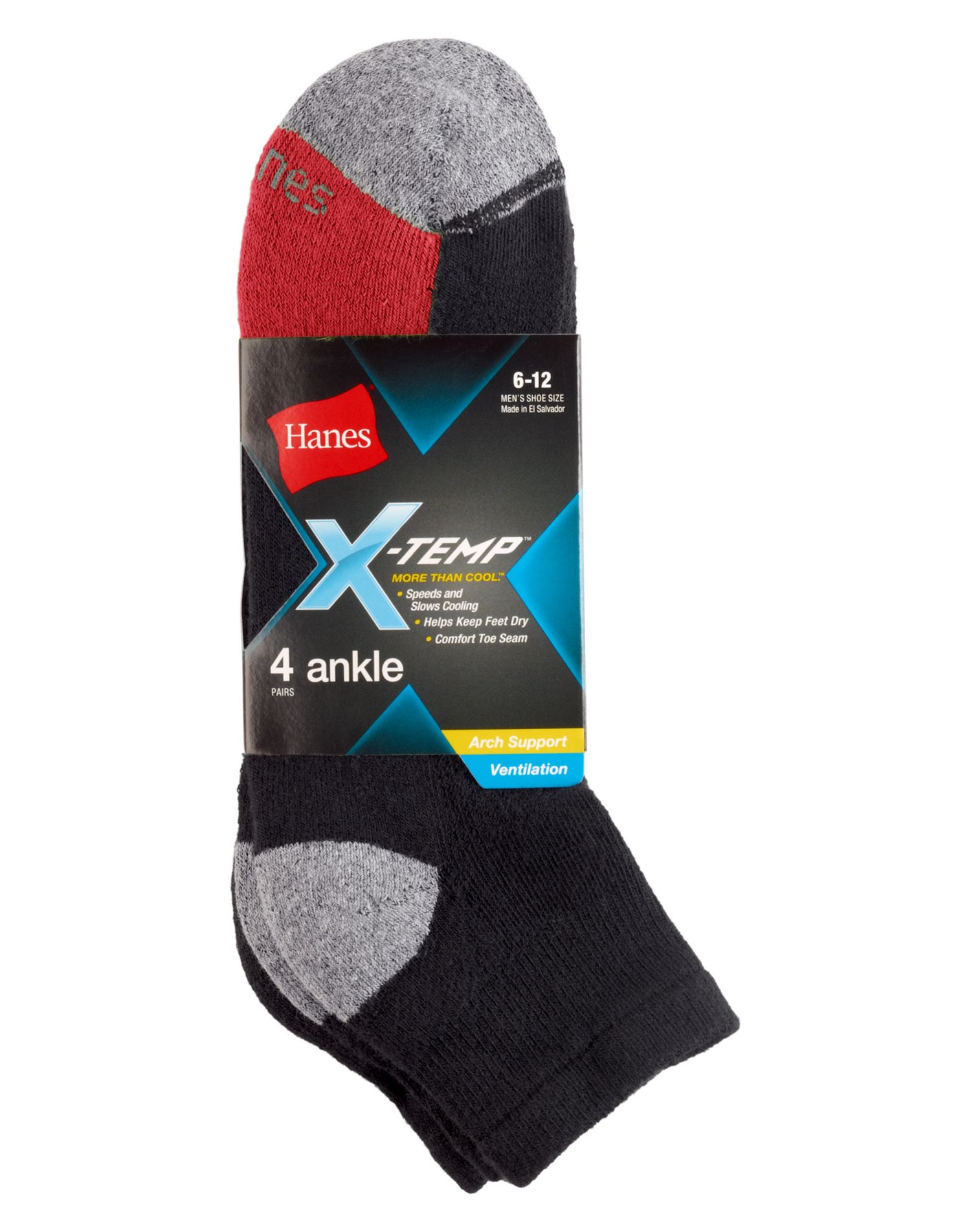 Men's Ankle Socks - 4 Crew