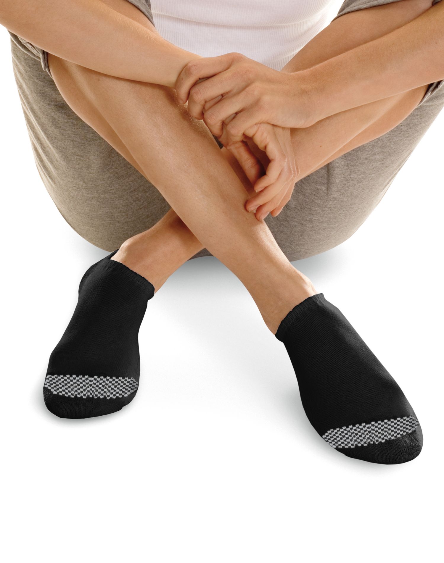 Hanes Womens Cool Comfort® No Show Socks 6-Pack - Apparel Direct Distributor