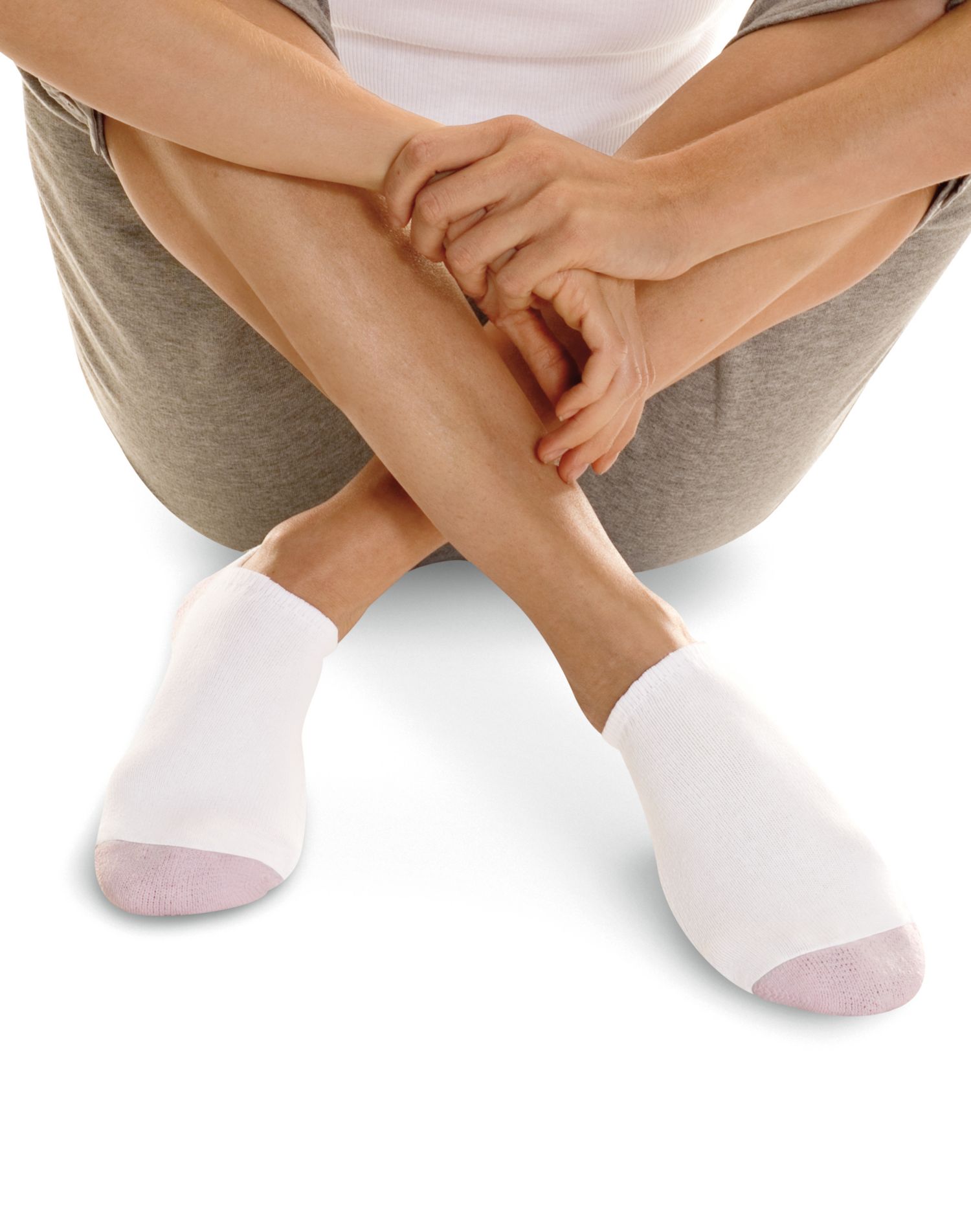 Hanes Womens Cool Comfort® No Show Socks 6-Pack - Apparel Direct Distributor