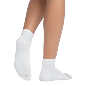 Hanes Womens Cool Comfort® Ankle Socks Extended Sizes 6-Pack
