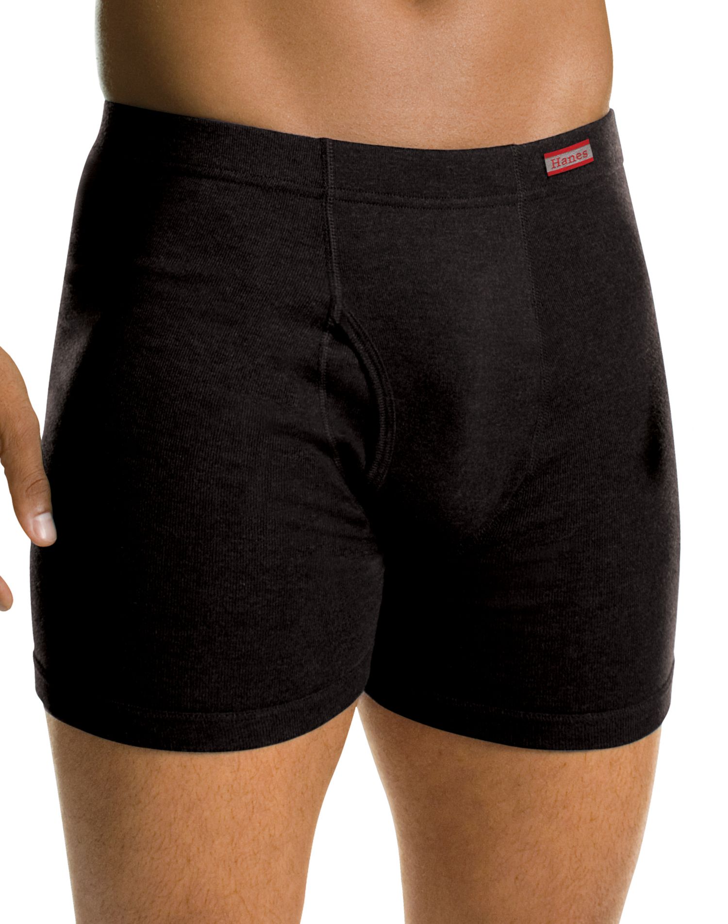 Hanes Mens TAGLESS Boxer Briefs with ComfortSoft Waistband 2-Pack - Apparel  Direct Distributor