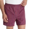 Hanes Mens Classic Yarn Dyed Exposed Waistband Boxers 5-Pack