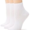 Hanes Womens ComfortSoft® Ankle Socks Extended Sizes 3-Pack