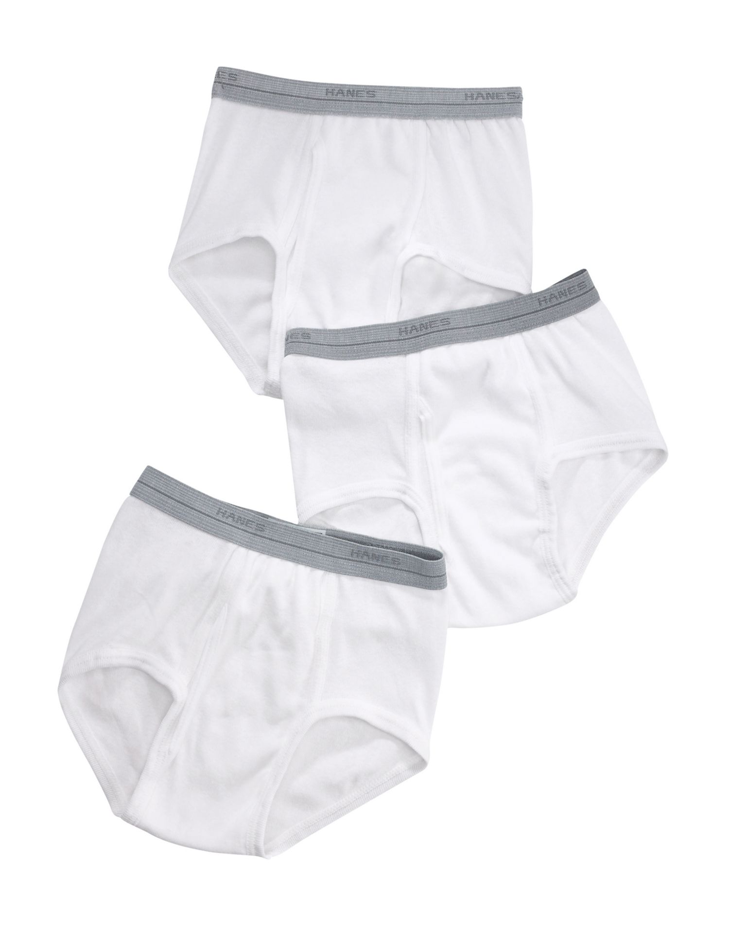 Hanes 6 - Pk Briefs White, White, LG at  Men's Clothing store