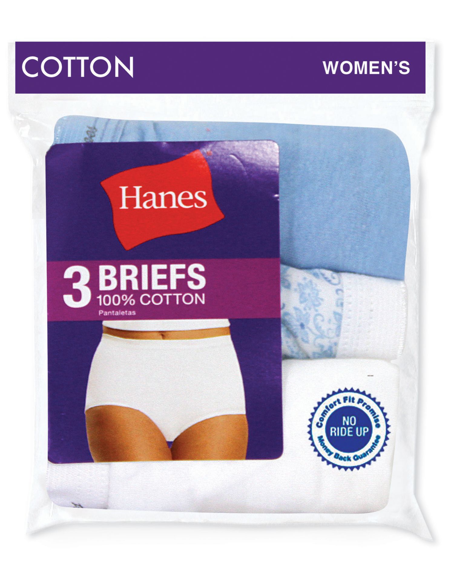 Hanes Womens Cotton Briefs 3-Pack - Apparel Direct Distributor