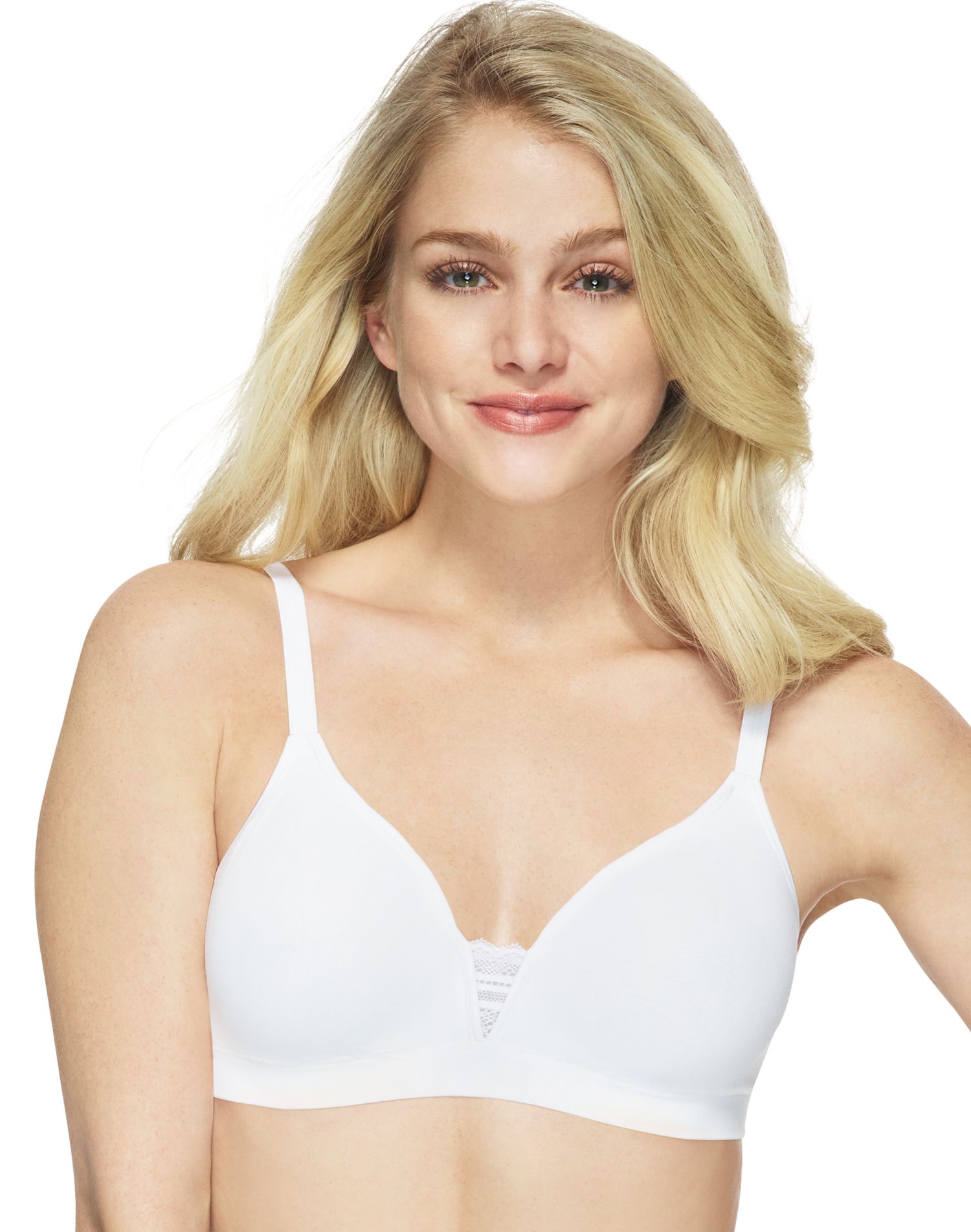 Buy Hanes Ultimate Wireless Seamless Bra, Comfy Fit Padded Bra with Comfort  Band Online at desertcartIreland