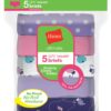 Hanes Girls Ultimate Stretchy Comfy Cotton Briefs 5-Pack