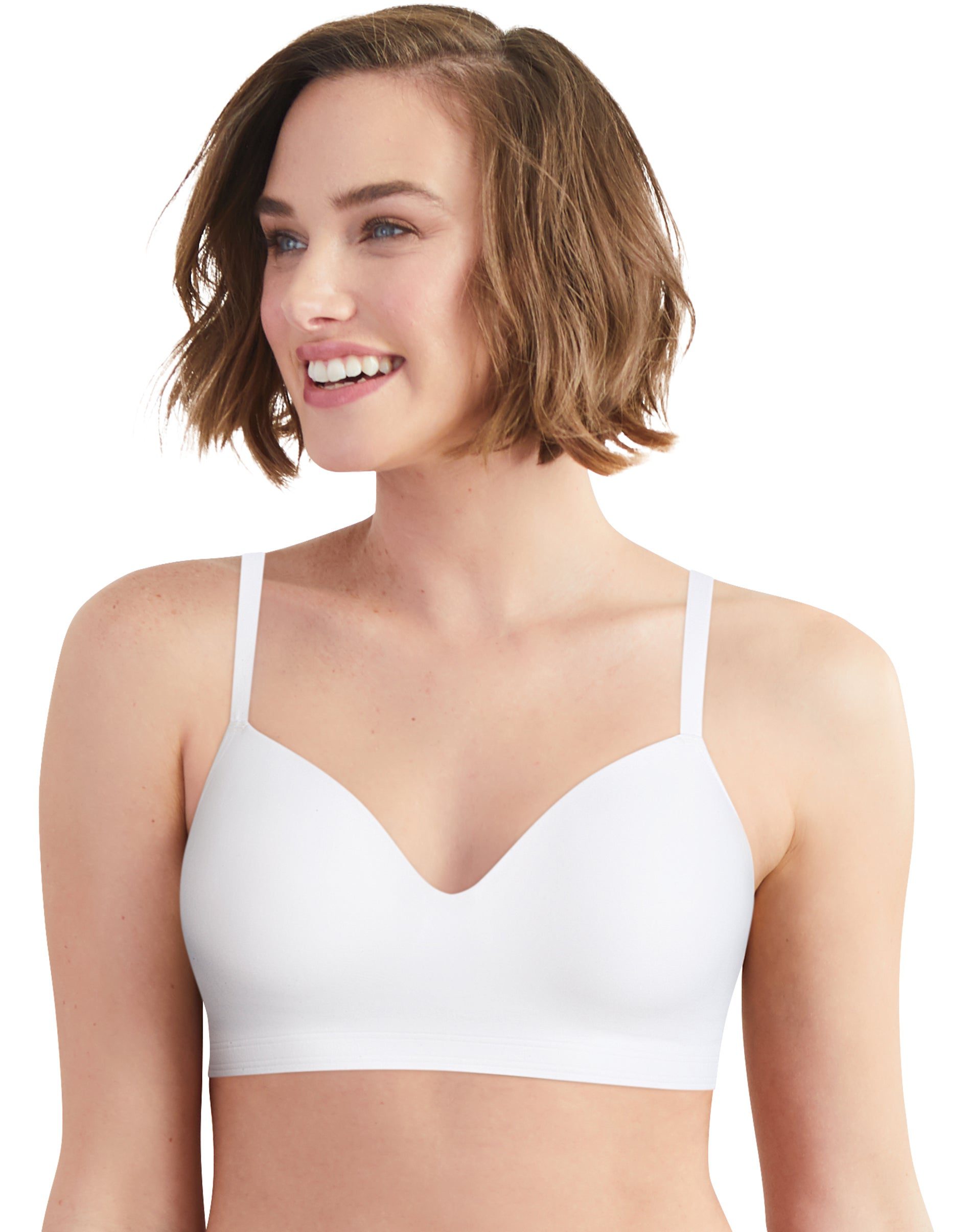 Hanes Cotton Stretch Comfort Flex Fit and Wirefree Bra 2-Pack