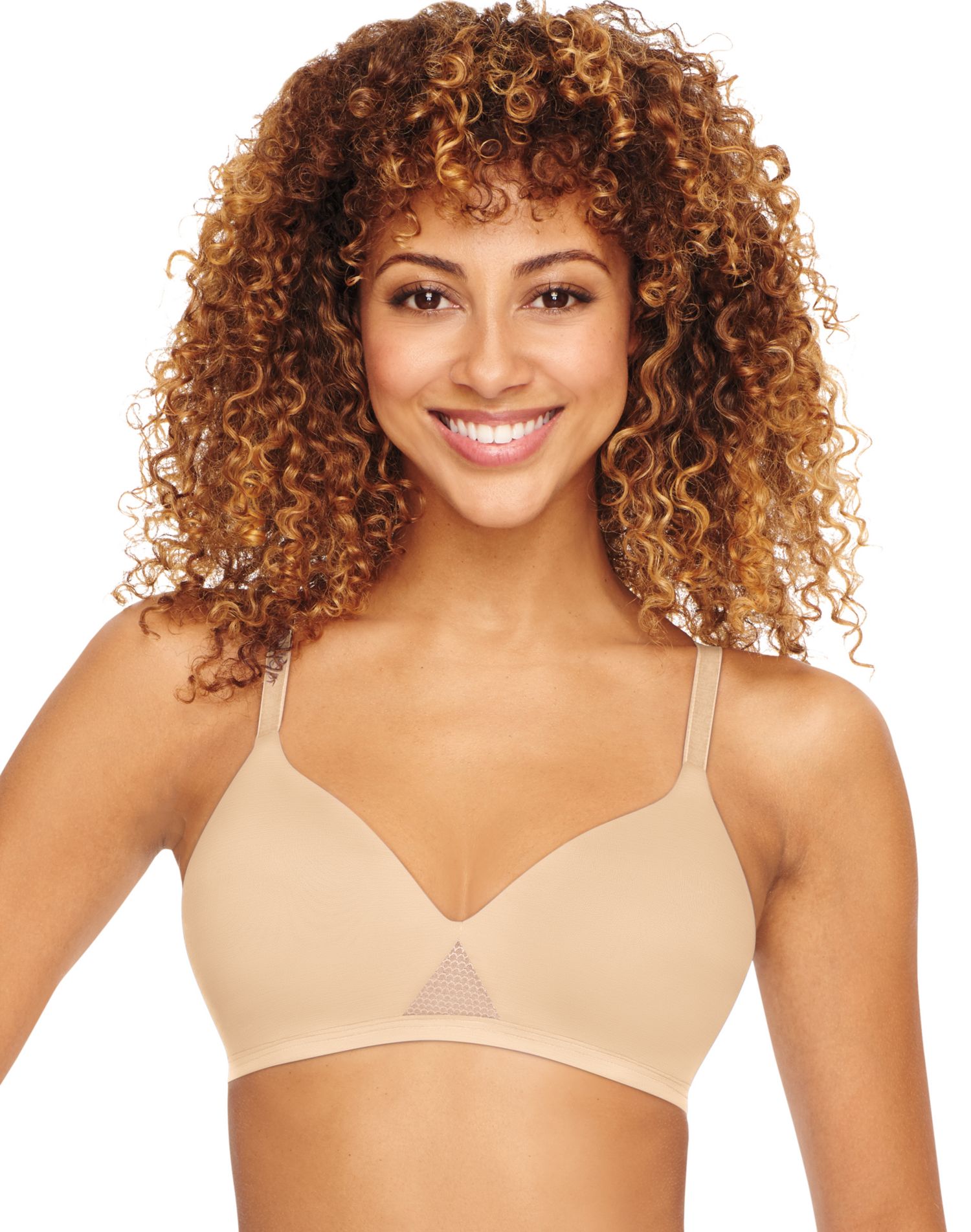 Hanes Girls' Cozy Seamless Wirefree Pullover Bra 2-Pack Heather
