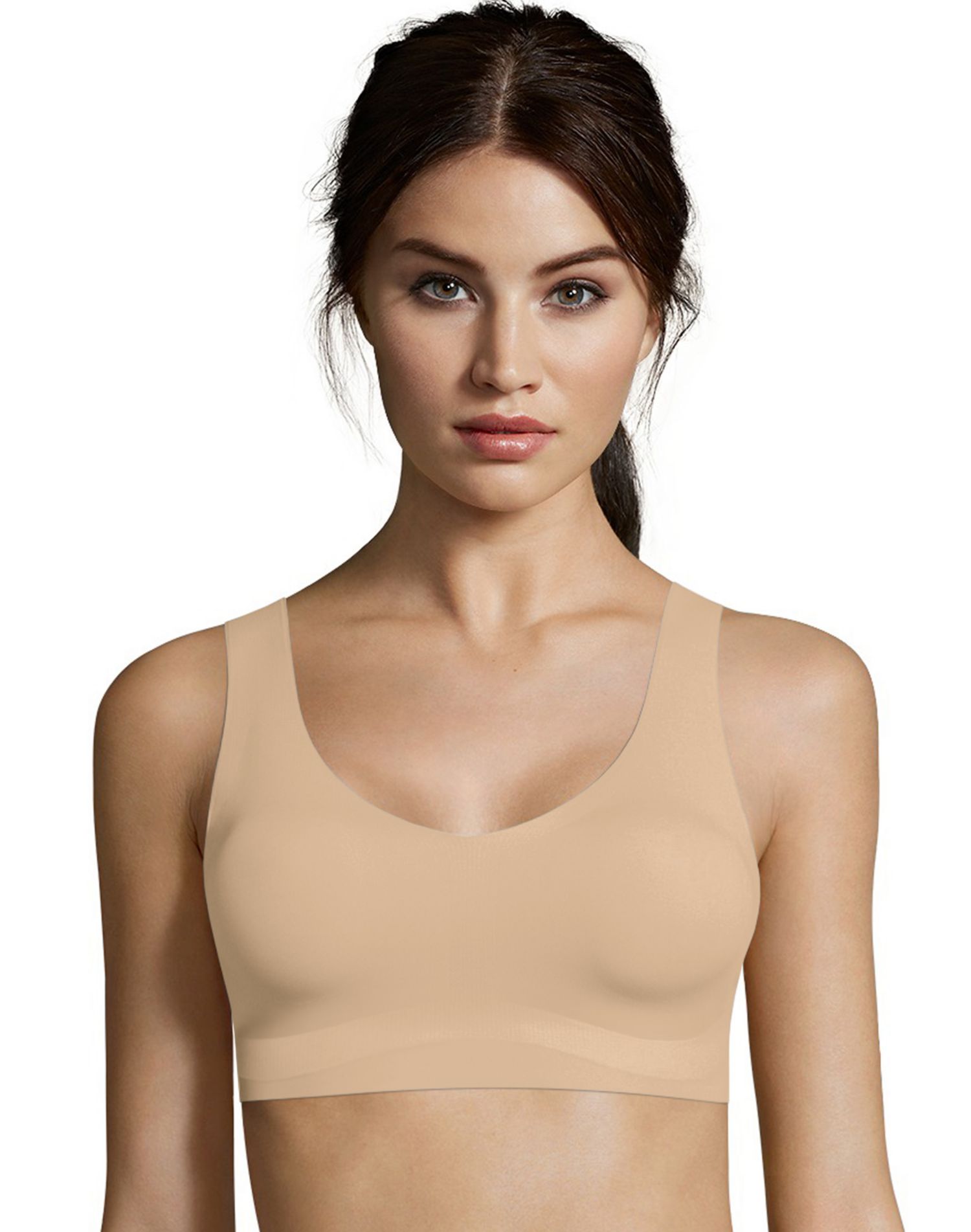 Hanes Womens Invisible Embrace Comfort Flex Fit® Wirefree Bra - Apparel  Direct Distributor