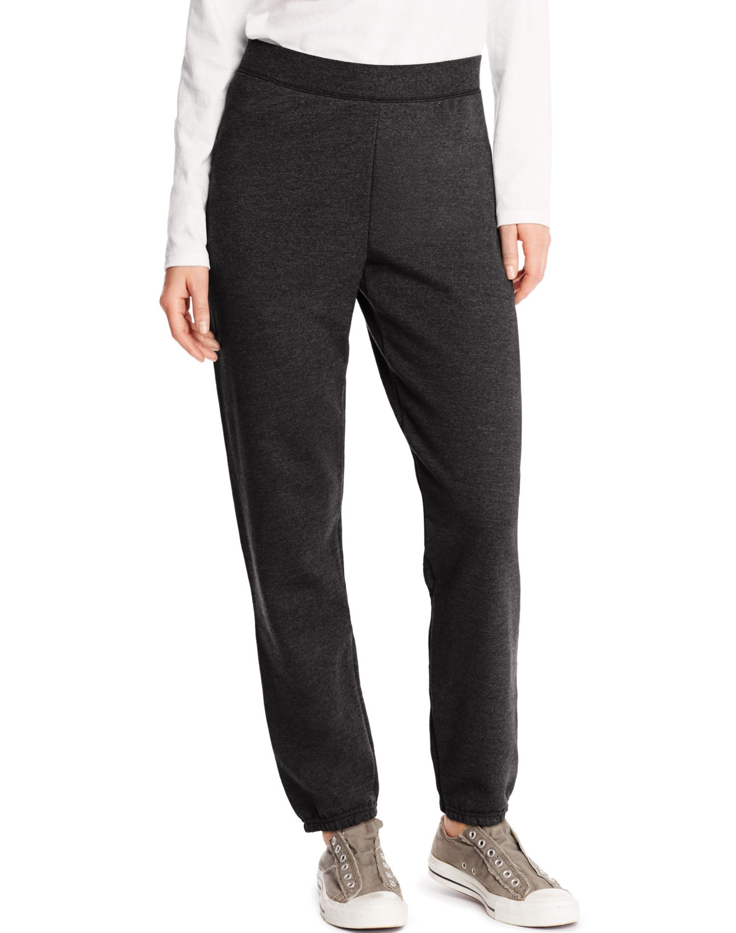 Hanes Women's EcoSmart Cotton-Blend Fleece Jogger Sweatpants