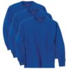 Hanes Kids ComfortSoft® Long-Sleeve T-Shirt 3-Pack