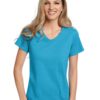 Hanes Womens Essentials Relaxed Fit Short Sleeve V-Neck T-Shirt 2-Pack