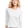 Hanes Womens Long-Sleeve Crewneck T-Shirt
