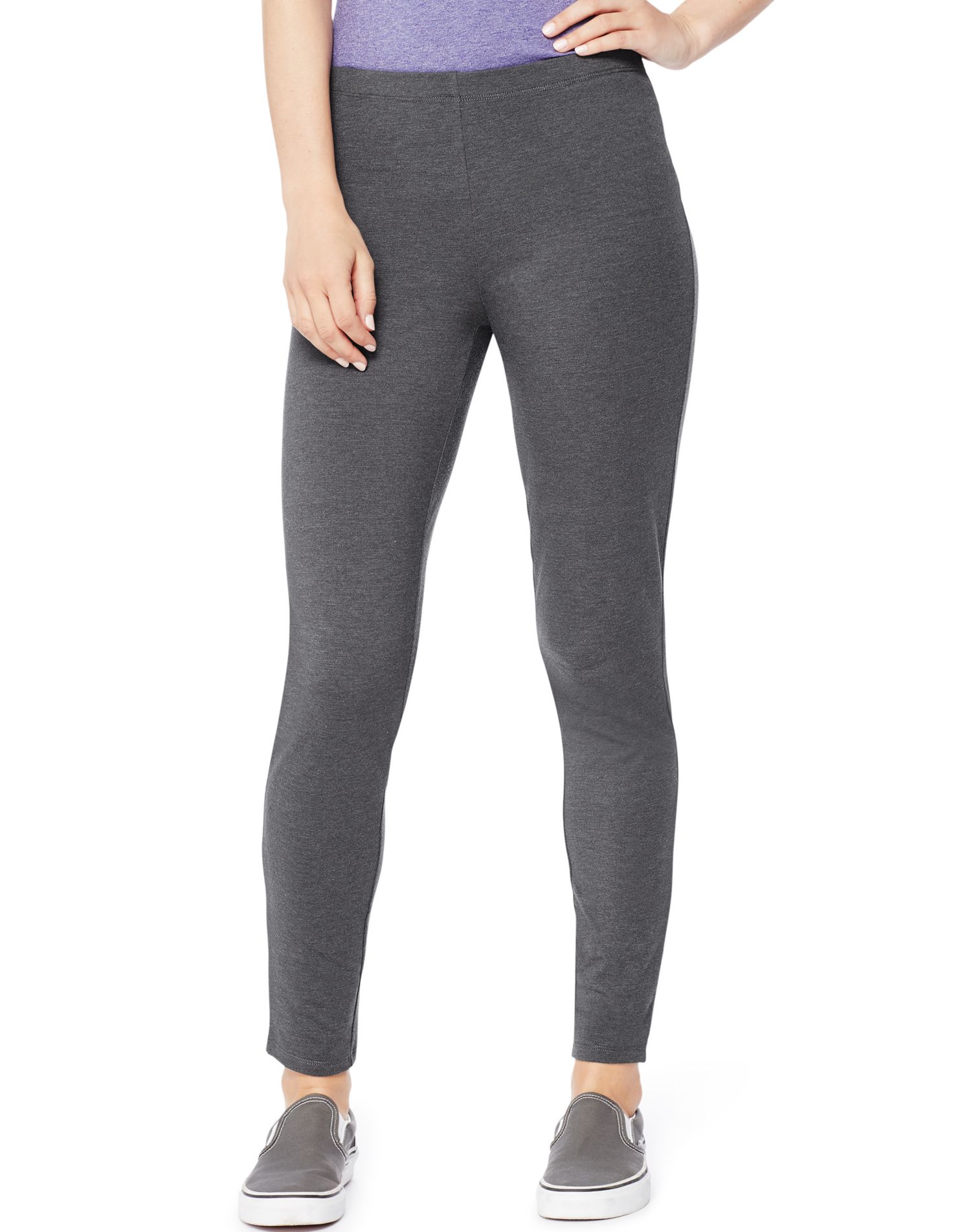 Hanes Womens Stretch Jersey LeggingLeggings : : Clothing, Shoes &  Accessories