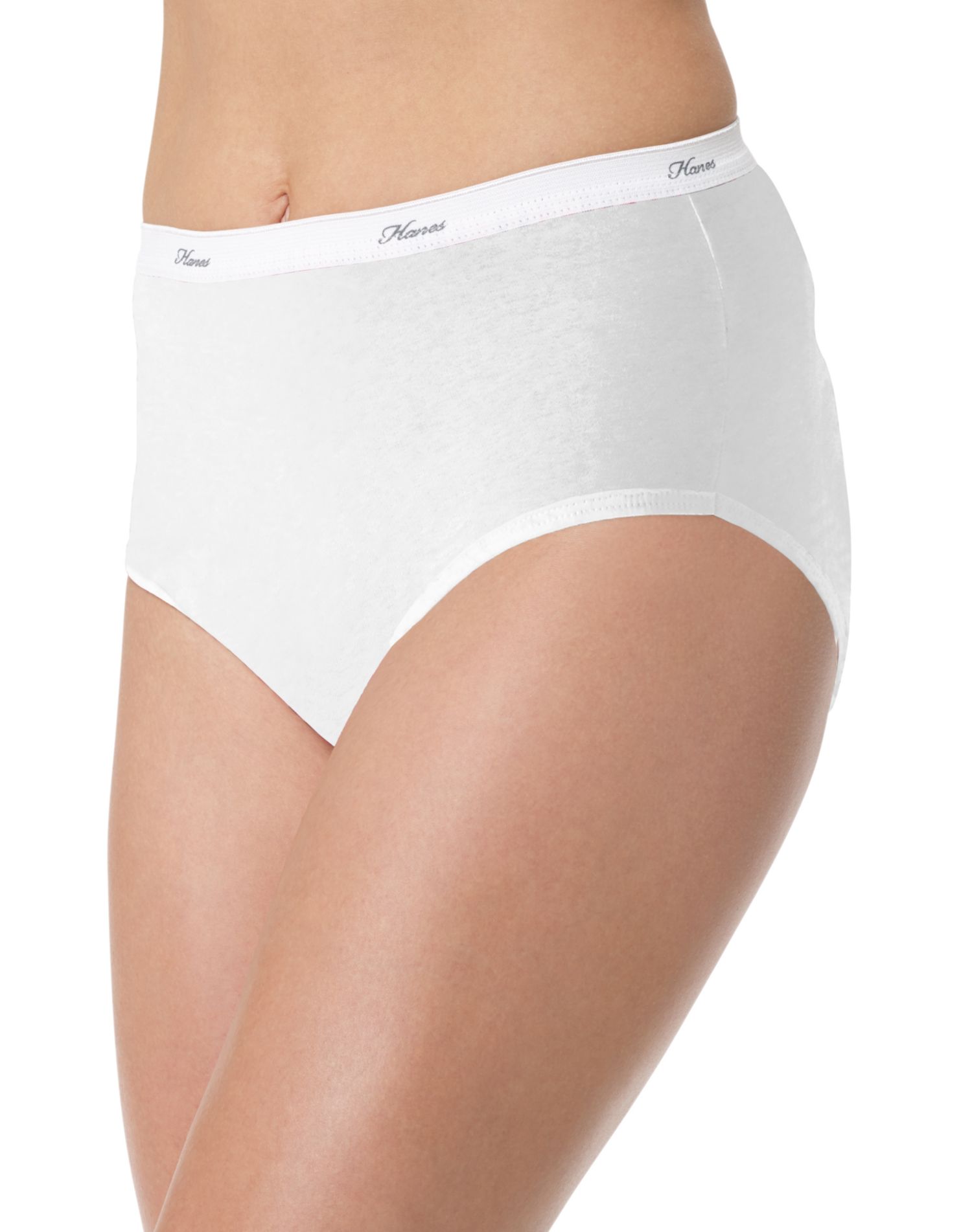 Hanes Womens Cool Comfort No Ride Up Cotton Brief 6-Pack - Apparel