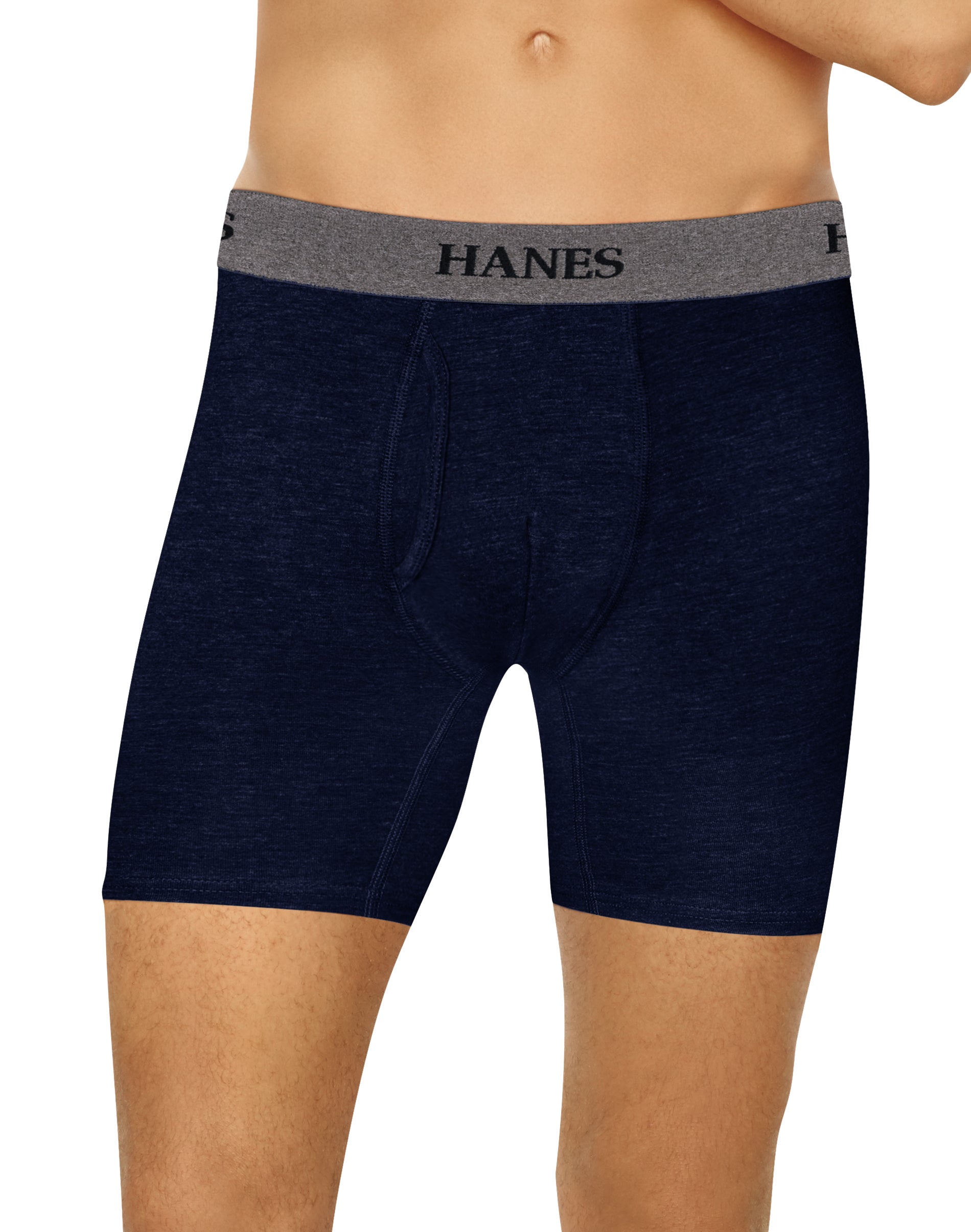 Men's Assorted Comfort Flex Fit Tagless Trunks - 3 Pk by Hanes at