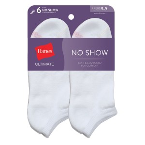 Hanes Womens Ultimate® No Show Socks 6-Pack