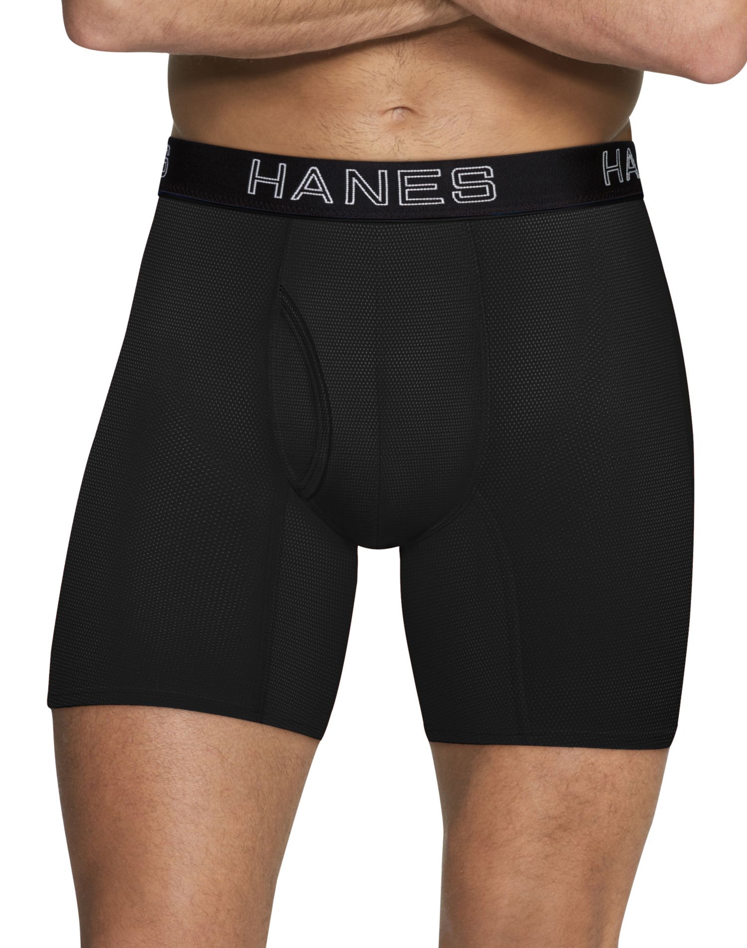 Hanes Mens Ultimate® Comfort Flex Fit® Ultra Lightweight Breathable Mesh  Boxer Briefs Assorted Colors 4-Pack - Apparel Direct Distributor