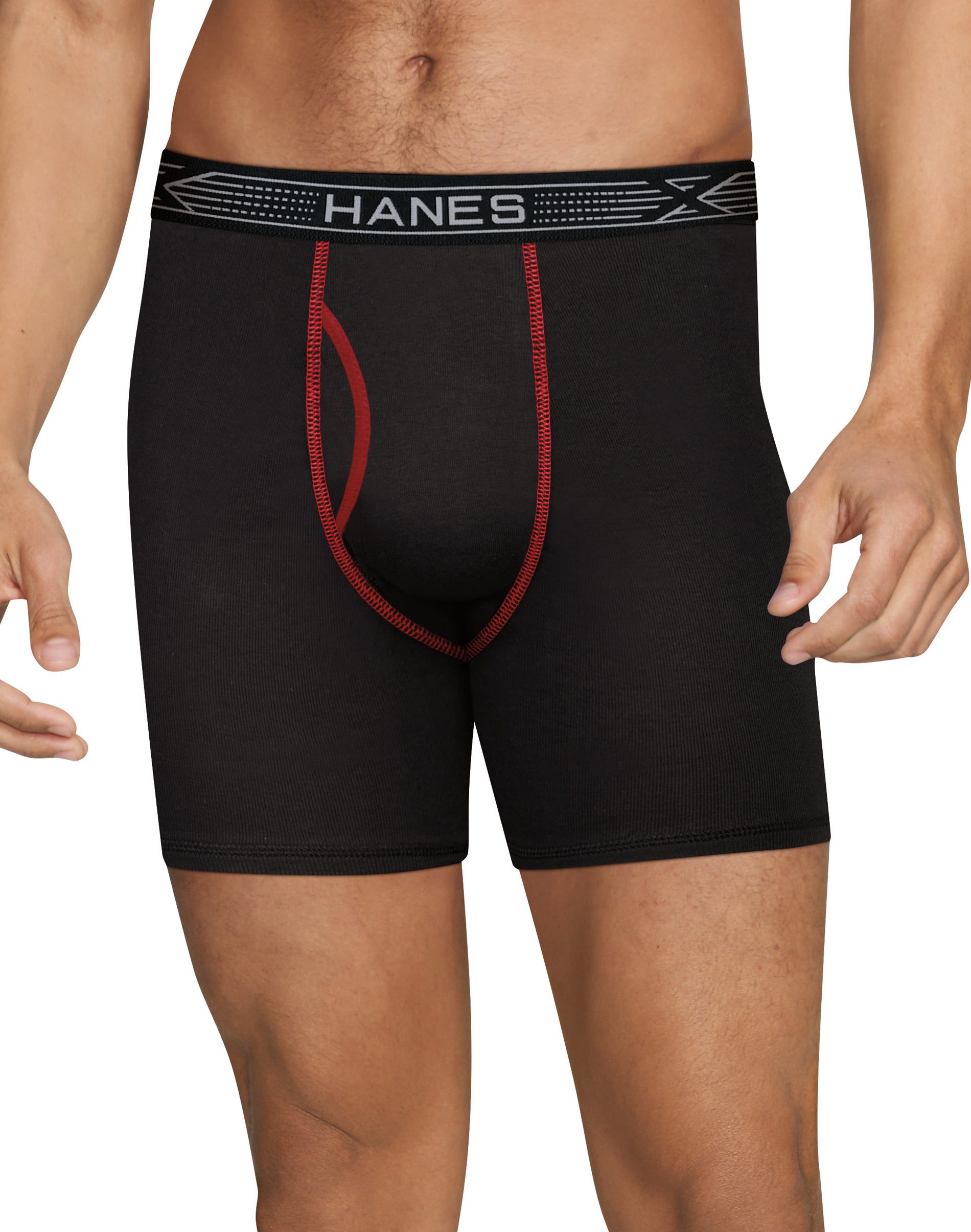 Hanes Freshiq Comfortblend Waistband Mens 4 Pack Boxer Briefs