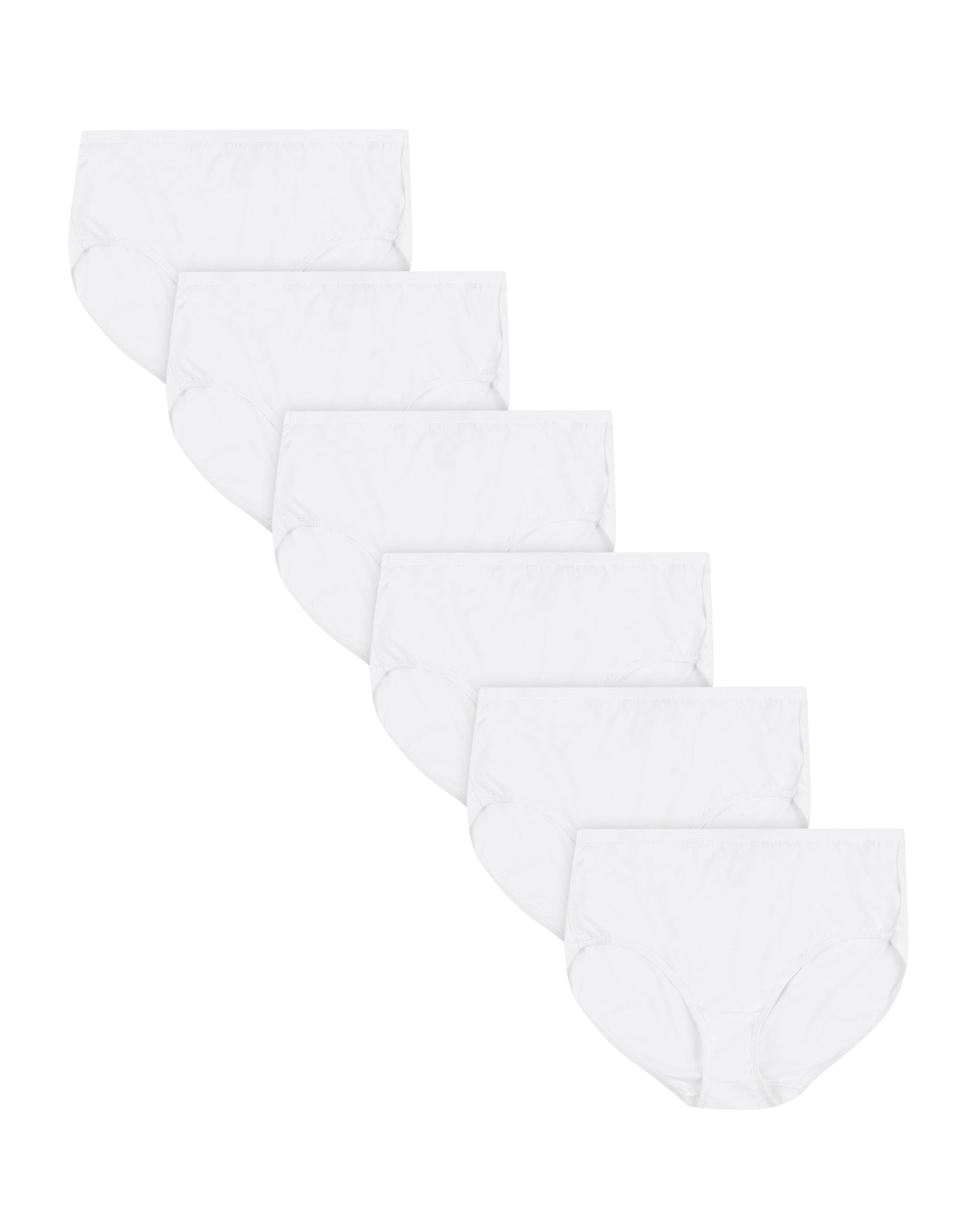 JMS Cotton White Briefs 6-Pack - Apparel Direct Distributor