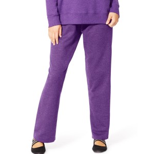 JMS Womens ComfortSoft® EcoSmart® Fleece Open-Hem Sweatpants, Petite Length