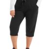 JMS Womens French Terry Capris