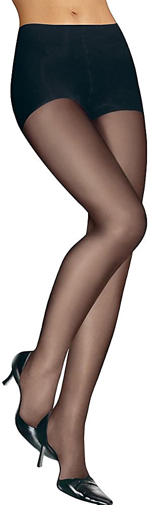 Leggs, Accessories, Leggs Sheer Energy Off Black Queen Size Pantyhose  Reinforced Toe Usa Made