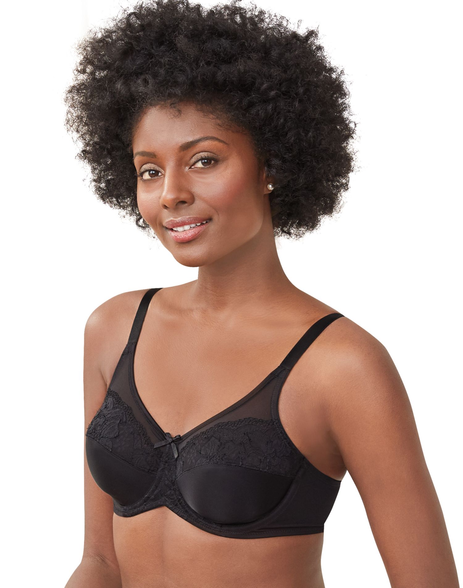 Hanes Women's Ultimate Ultra-Light Comfort Bralette with Lace-Trim