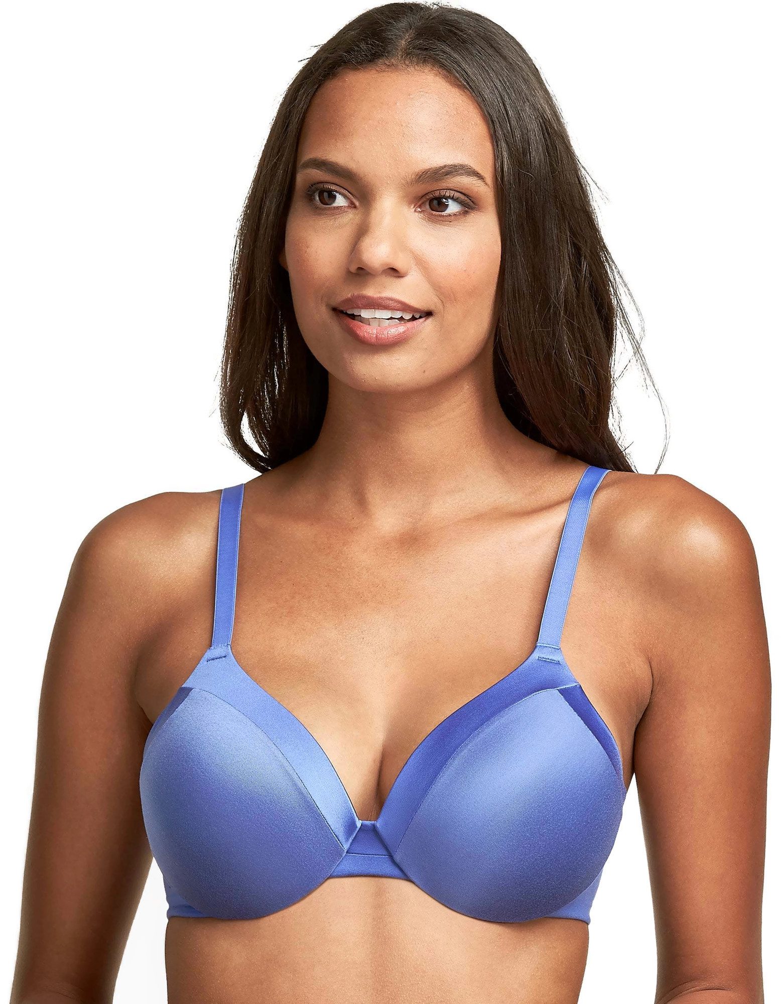 Maidenform Women's Custom Lift Tailored T-Shirt Bra, Blue Attention, 34D :  : Clothing, Shoes & Accessories