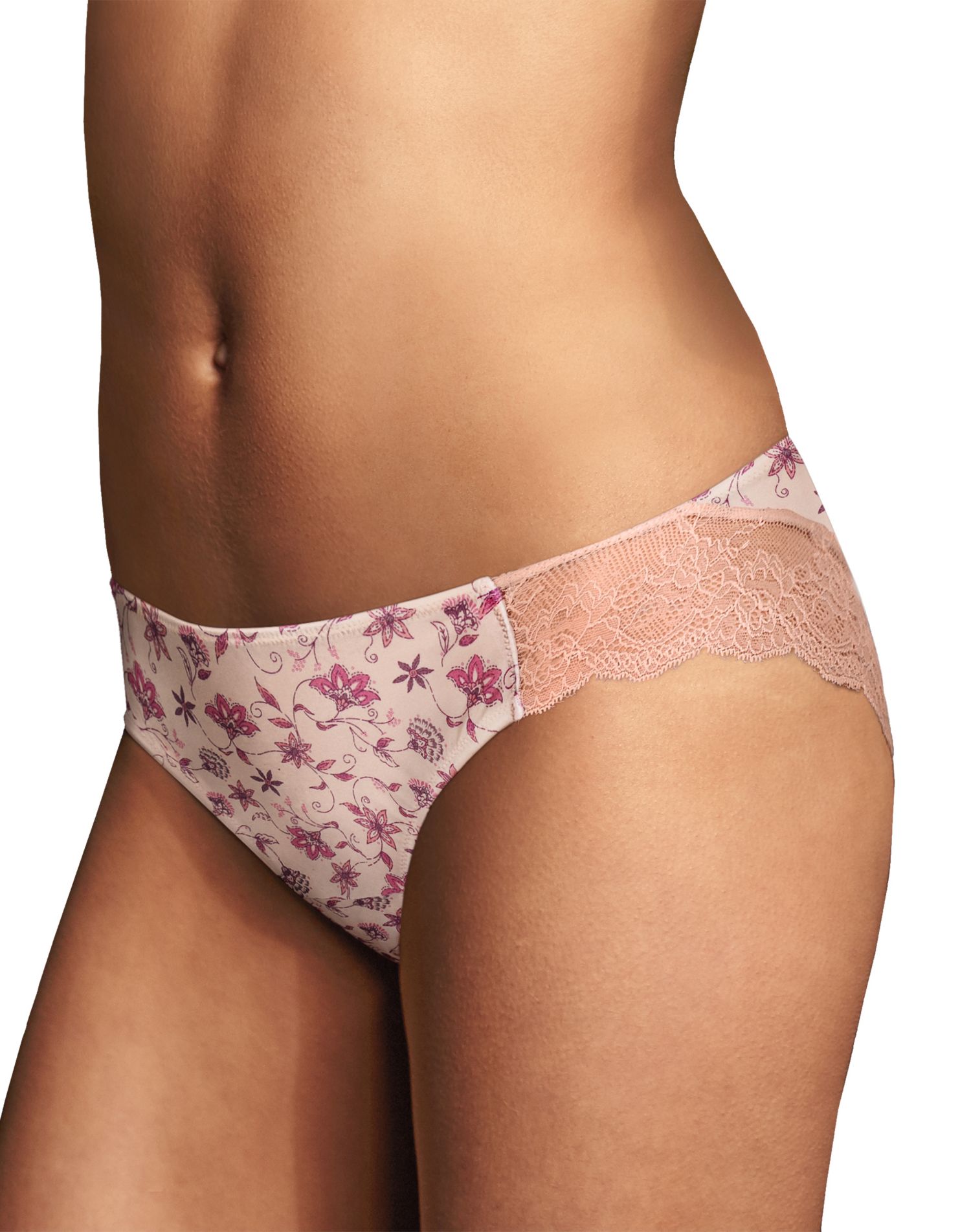  Maidenform Women's Comfort Devotion Thong Panty, Grape
