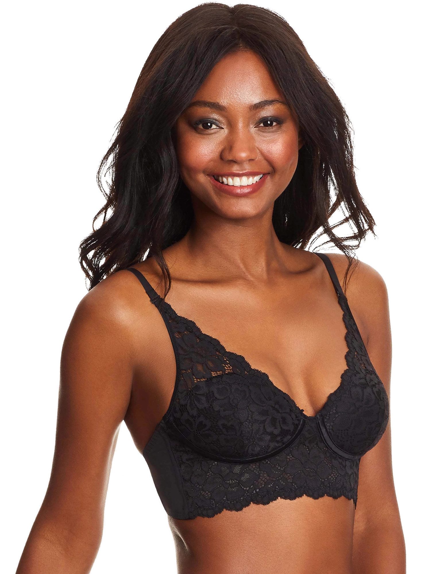 Maidenform Womens Casual Comfort Convertible Wirefree Bralette, 34B 