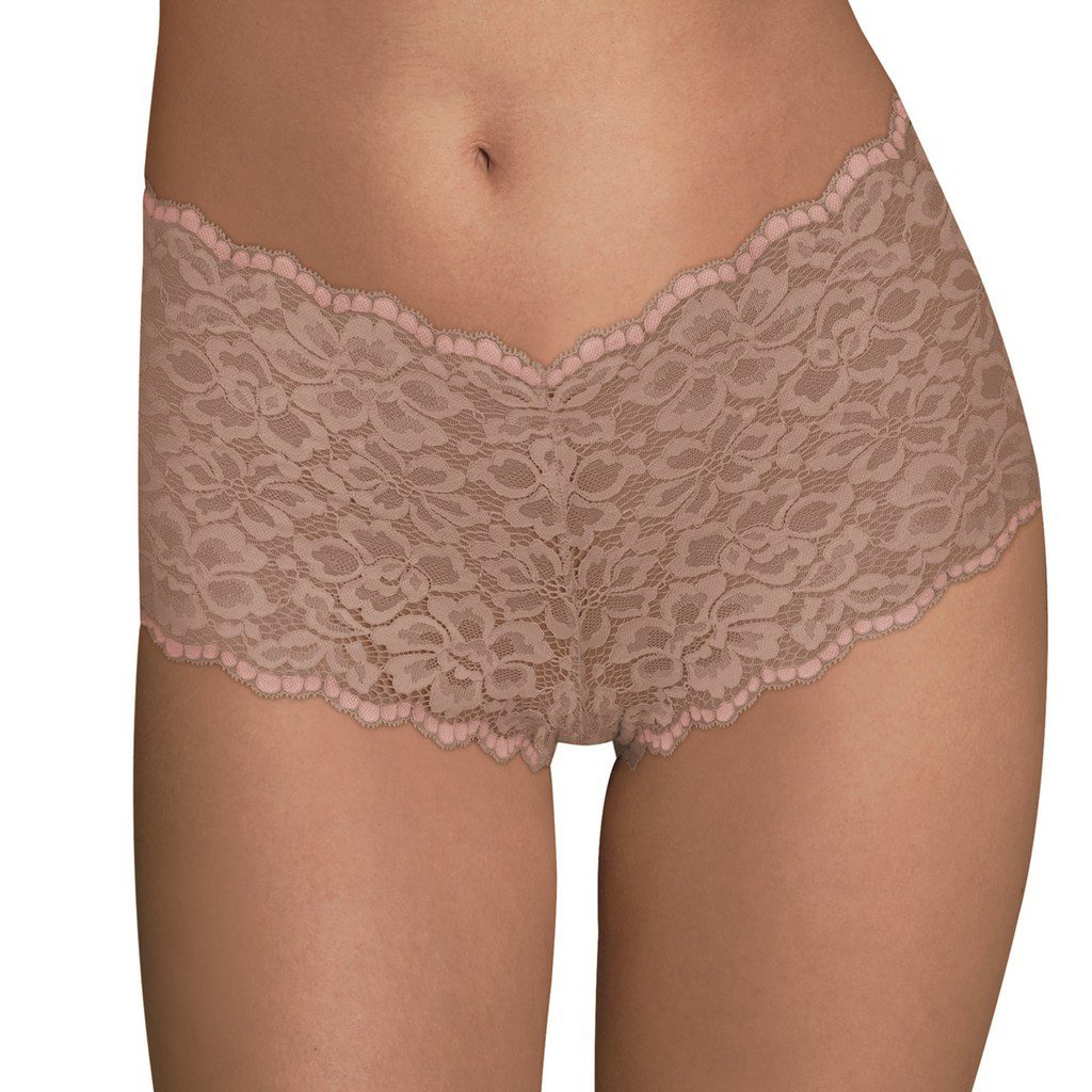 Maidenform Womens Cheeky Scalloped Lace Hipster