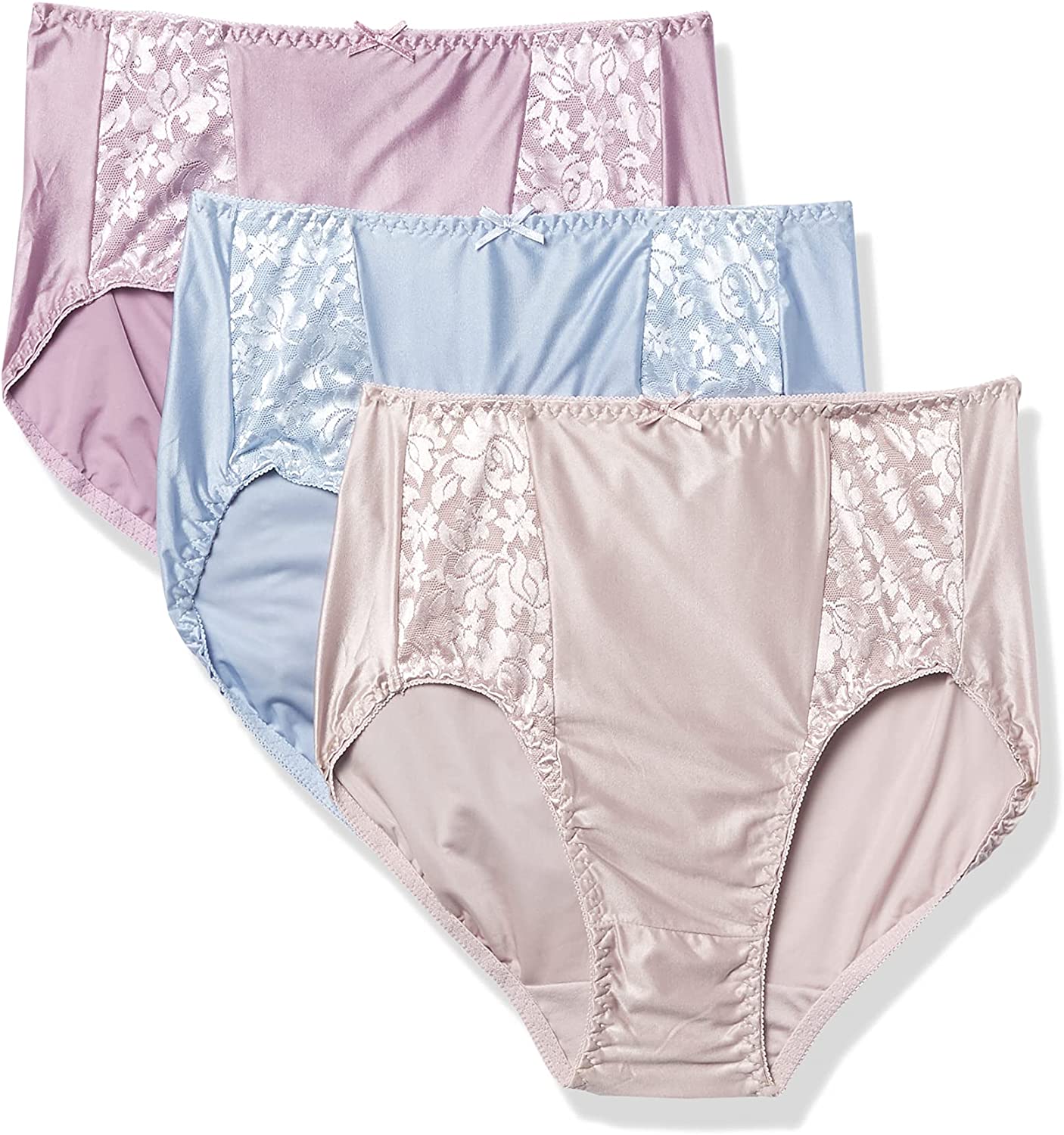 Bali Womens Double Support Hi-Cut Panty 3-Pack - Apparel Direct
