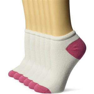 Fruit Of The Loom Womens 6 Pack No Show Socks