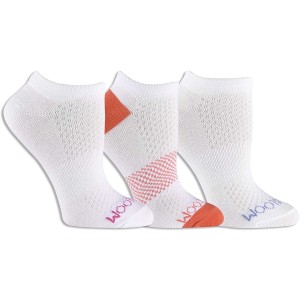 Fruit Of The Loom Womens Breathable Cotton Mesh No Show Socks 3-Packs